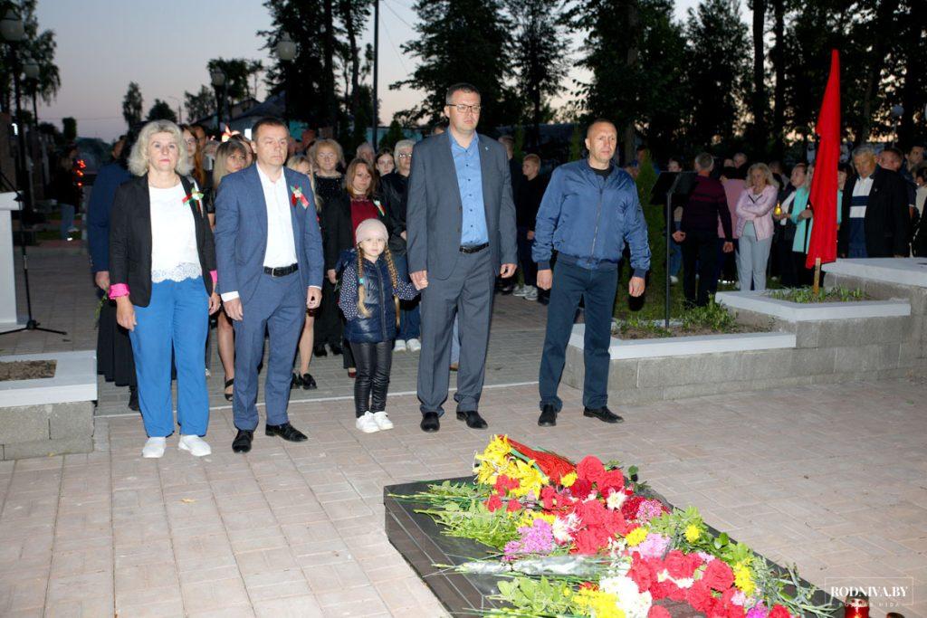 Климовчане приняли участие в молодежной патриотической акции «Звон скорби»