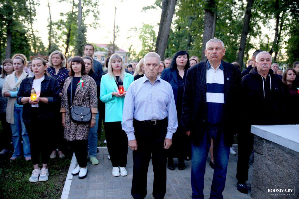 Климовчане приняли участие в молодежной патриотической акции «Звон скорби»