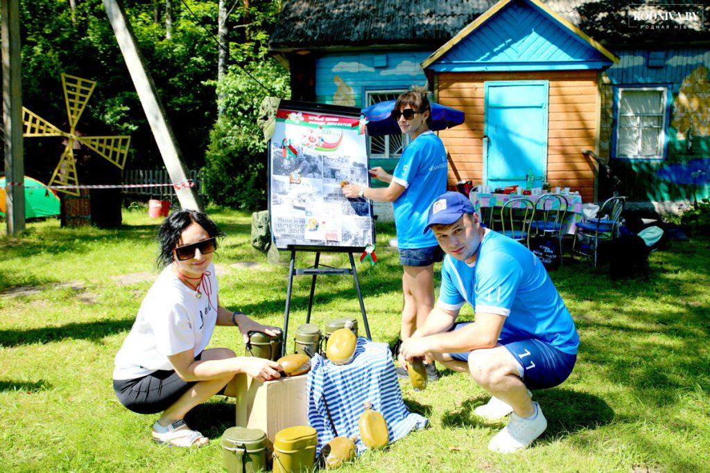 Молодые специалисты Климовичского района участвуют в турслете в деревне Гусарка