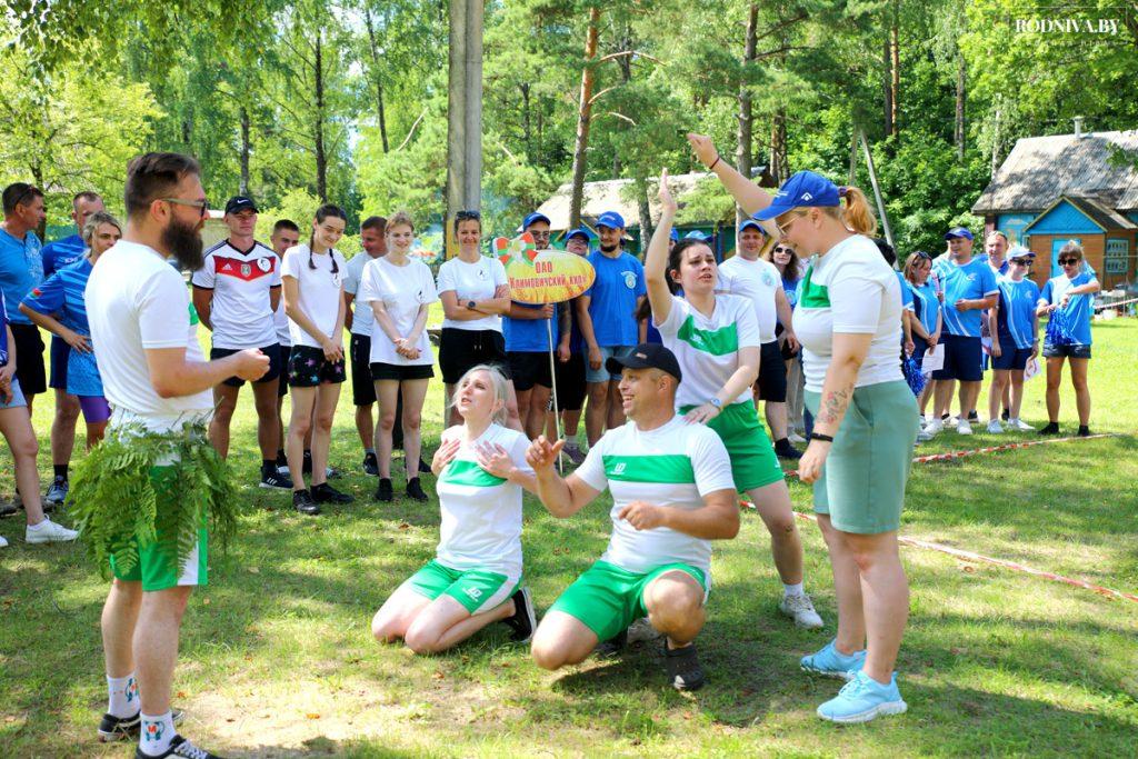 Молодые специалисты Климовичского района участвуют в турслете в деревне Гусарка