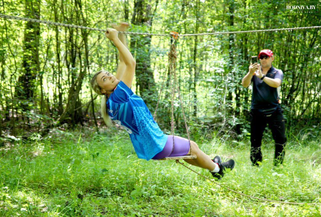 Молодые специалисты Климовичского района участвуют в турслете в деревне Гусарка