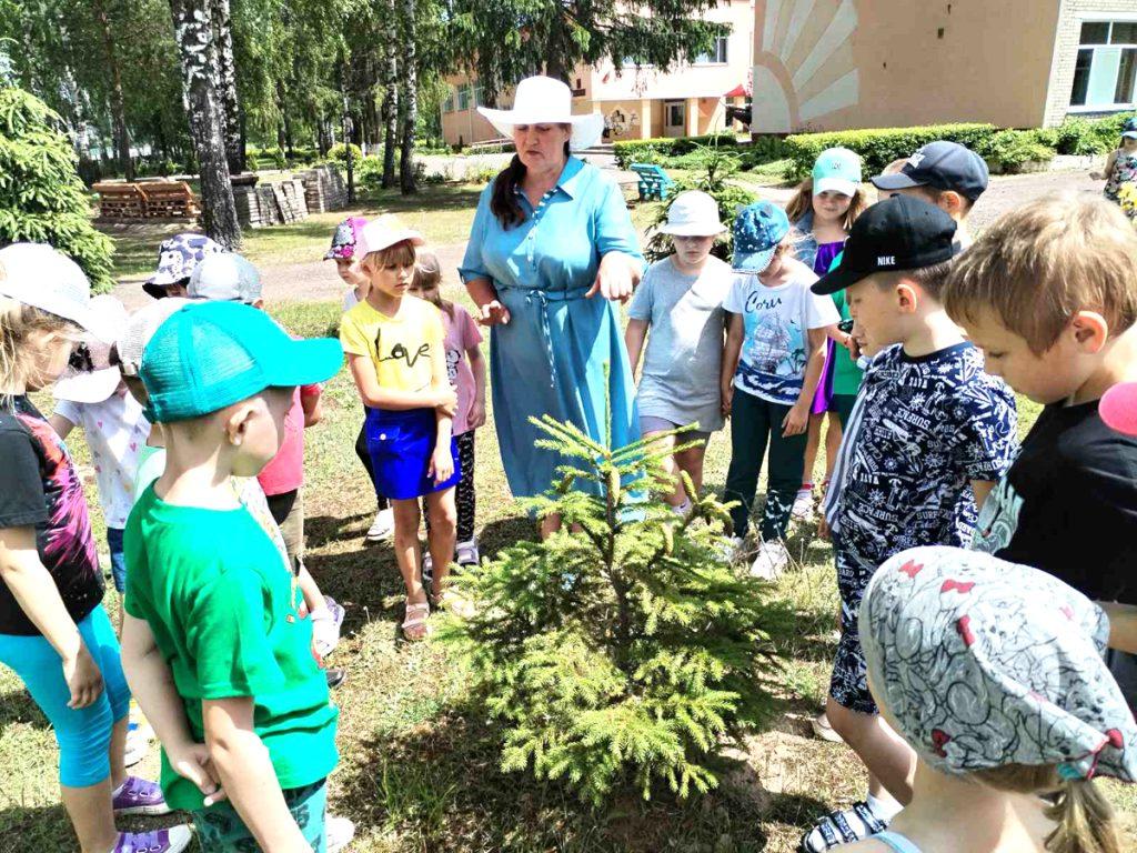 В Тимоновской средней школе Климовичского района работает оздоровительный лагерь «Солнышко»