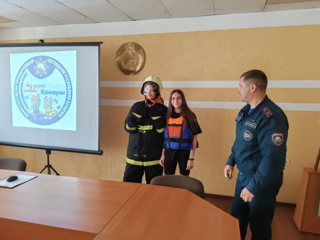 В средней школе № 1 г. Климовичи ребята трудятся и отдыхают