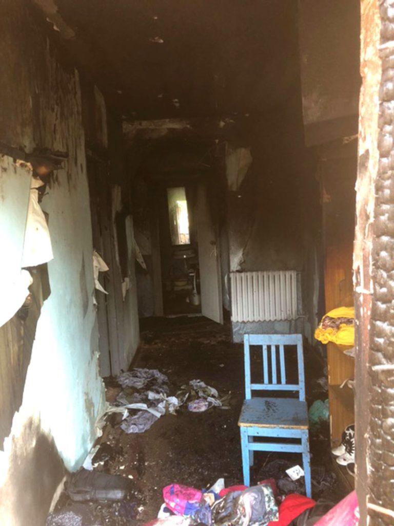 В Климовичском районе горел дом