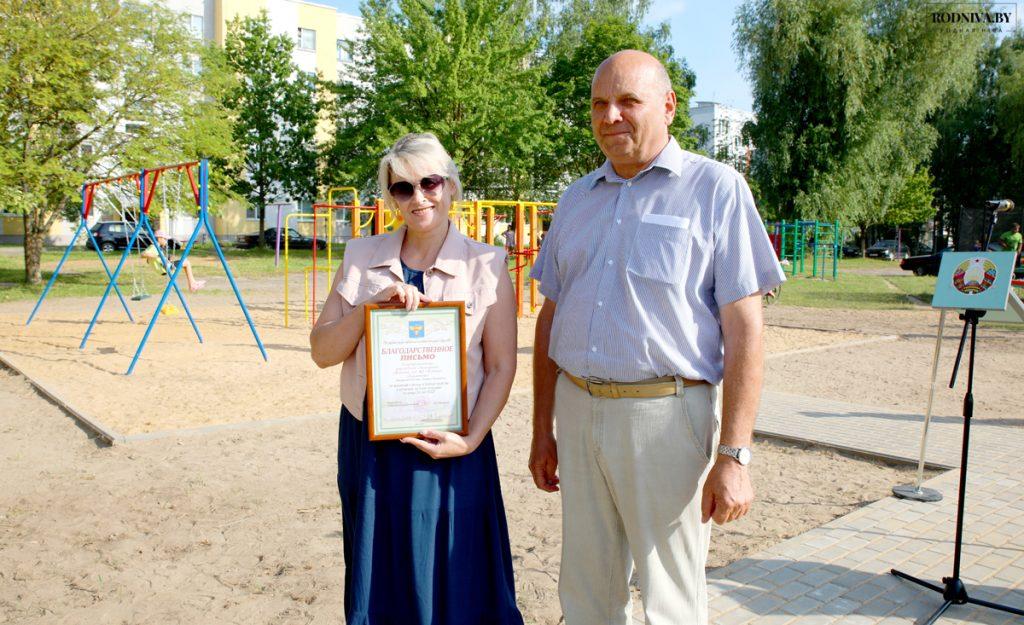 В Климовичах построили детскую игровую площадку