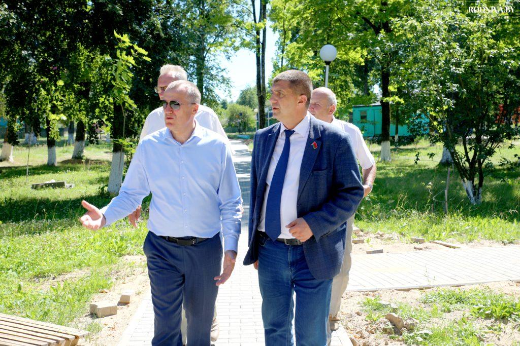 Председатель Могилевского облисполкома Анатолий Исаченко побывал с рабочей поездкой на Климовщине