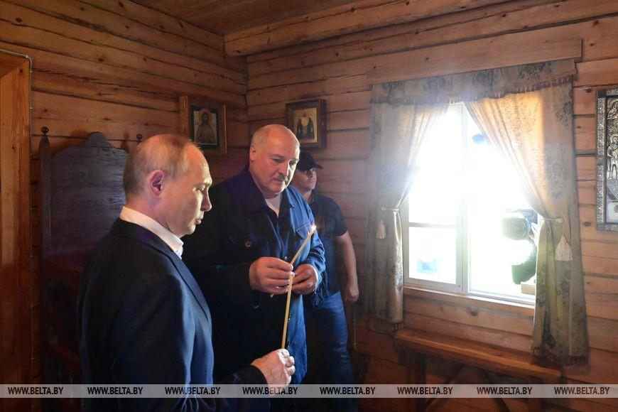 Лукашенко и Путин встретились на острове Валаам