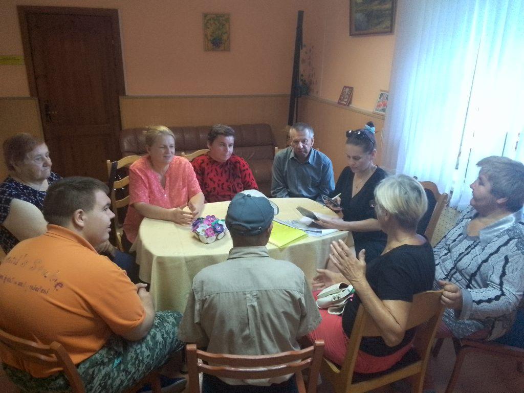 В Климовичском РЦСОН прошла встреча с председателем Могилевского областного общественного объединения «БелТИЗ»