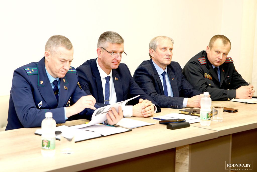 Председатель Климовичского райисполкома Виктор Пугач встретился с работниками ПУ «Климовичигаз»