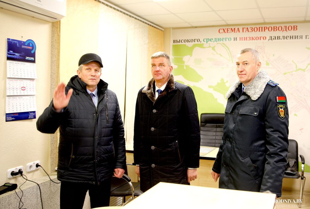 Председатель Климовичского райисполкома Виктор Пугач встретился с работниками ПУ «Климовичигаз»