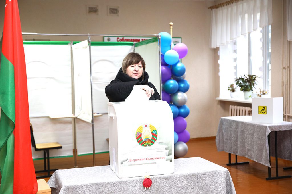 В Климовичском районе продолжается досрочное голосование на выборах Президента Республики Беларусь