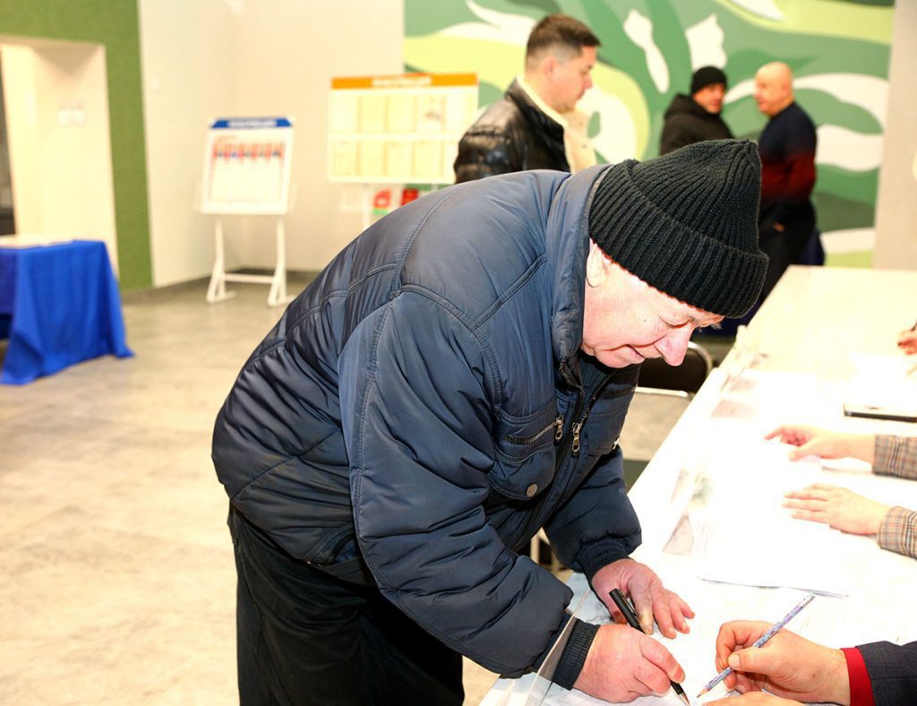 Жители Климовщины голосуют досрочно
