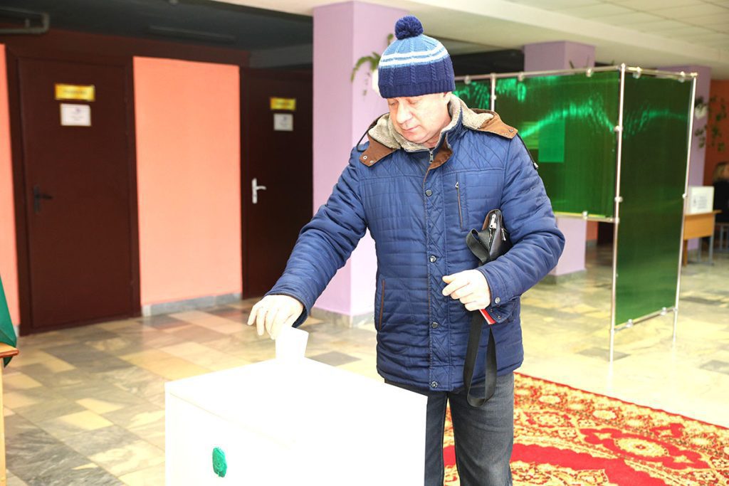 Жители Климовщины голосуют досрочно