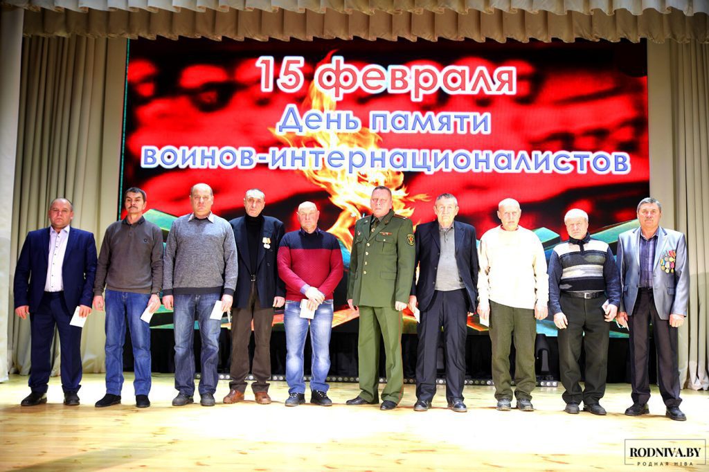 Мероприятия, посвященные 36-й годовщине вывода советских войск из Афганистана, проходят на Климовщине