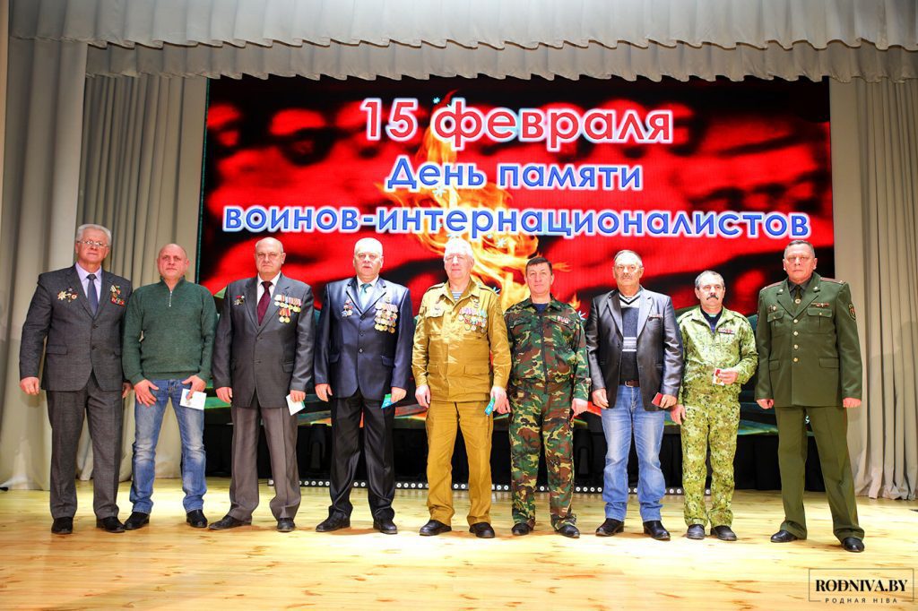 Мероприятия, посвященные 36-й годовщине вывода советских войск из Афганистана, проходят на Климовщине