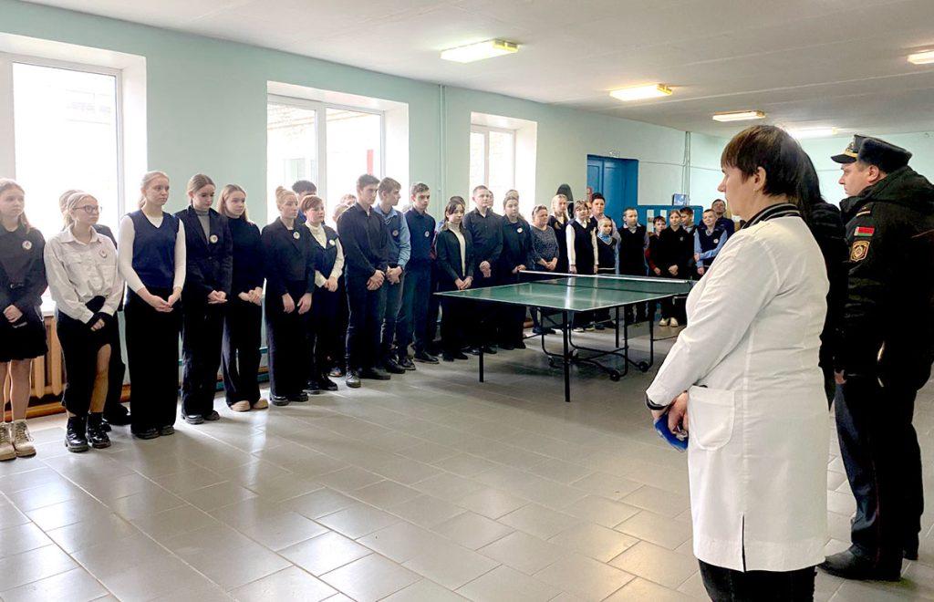 Климовичским школьникам рассказывают о правилах безопасного поведения