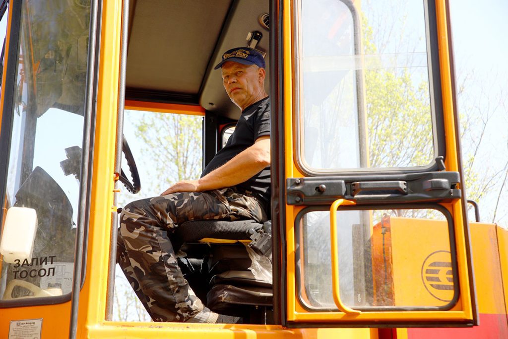 Где в Климовичском районе ремонтируют дороги