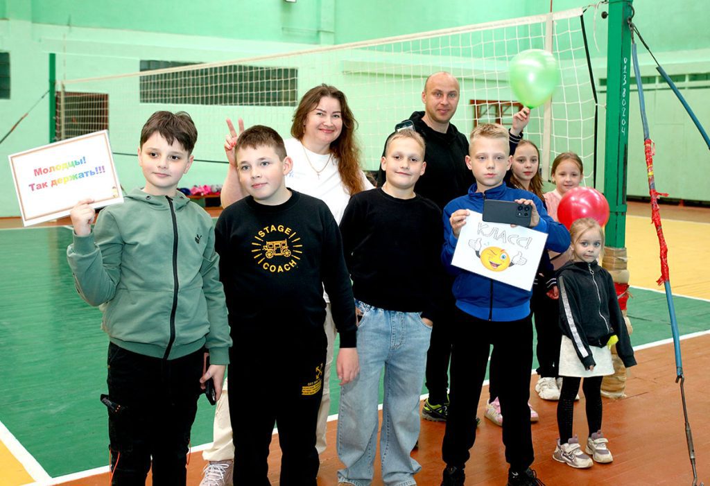 Как в Климовичах прошел праздник «Папа, мама, я — спортивная семья»