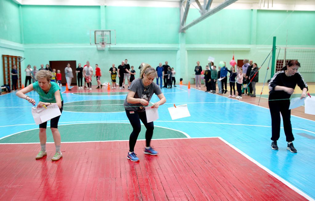 Как в Климовичах прошел праздник «Папа, мама, я — спортивная семья»