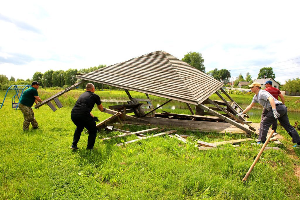 Зона отдыха у водоема на ул. Павловской в Климовичах преобразится