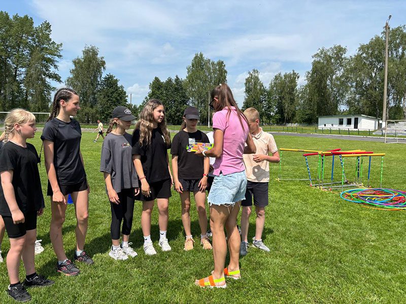 Спортландия «Все на старт!» прошла на городском стадионе в Климовичах