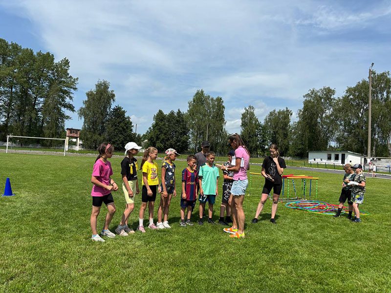 Спортландия «Все на старт!» прошла на городском стадионе в Климовичах