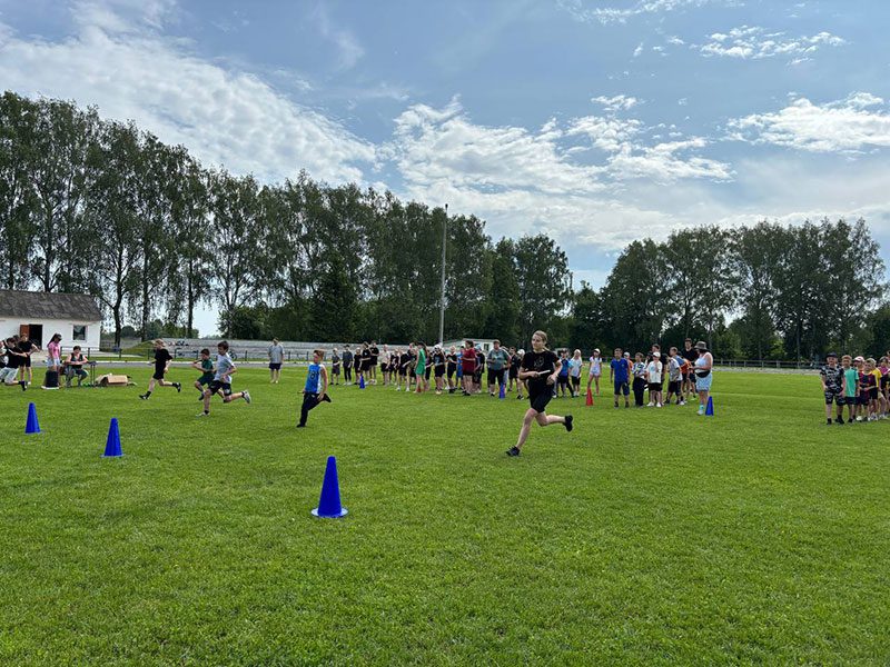 Спортландия «Все на старт!» прошла на городском стадионе в Климовичах