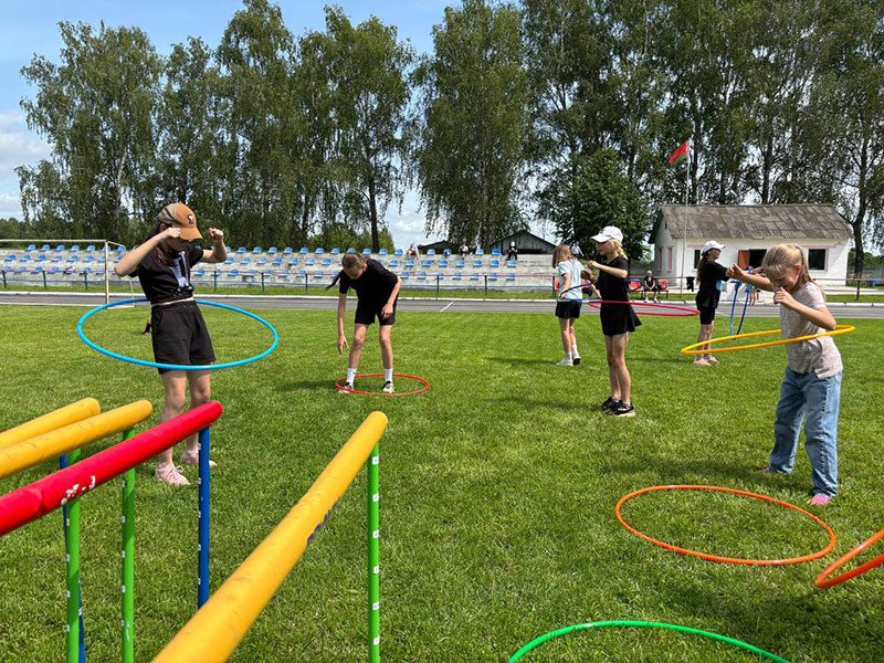 Спортландия «Все на старт!» прошла на городском стадионе в Климовичах