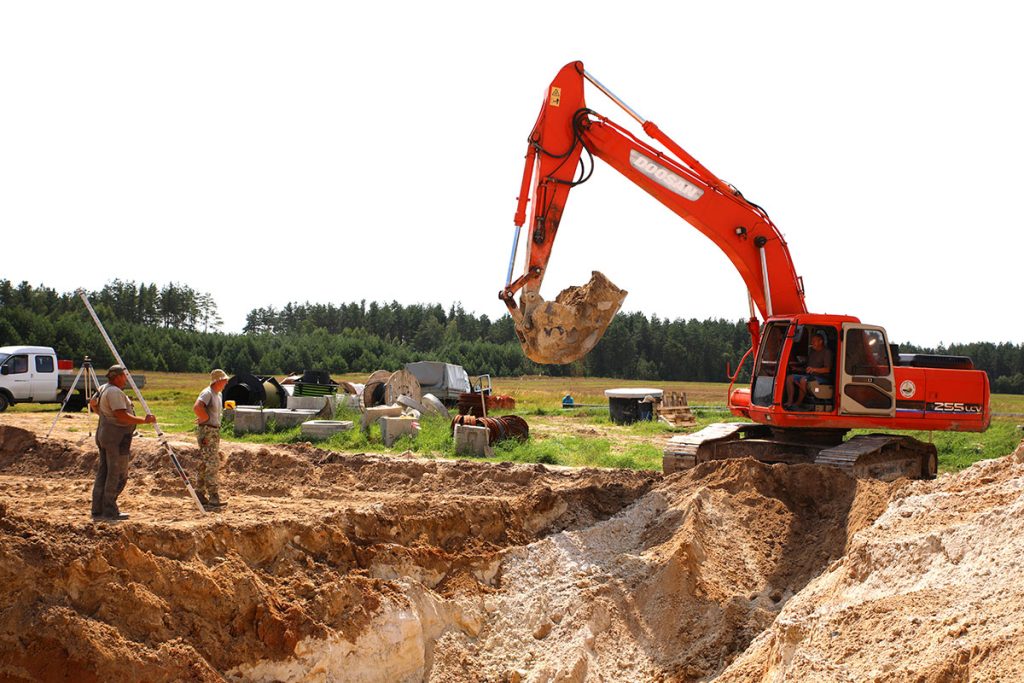 ФОТОФАКТ: На Климовщине возводится комплекс по производству свиней
