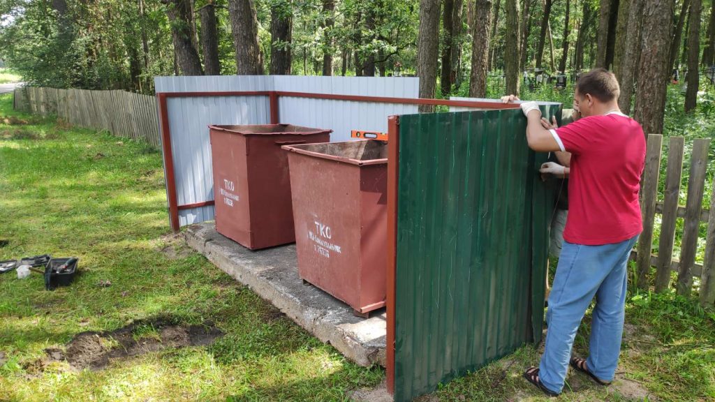 Климовичский УКП «Коммунальник» наводит порядок в рамках Года благоустройства