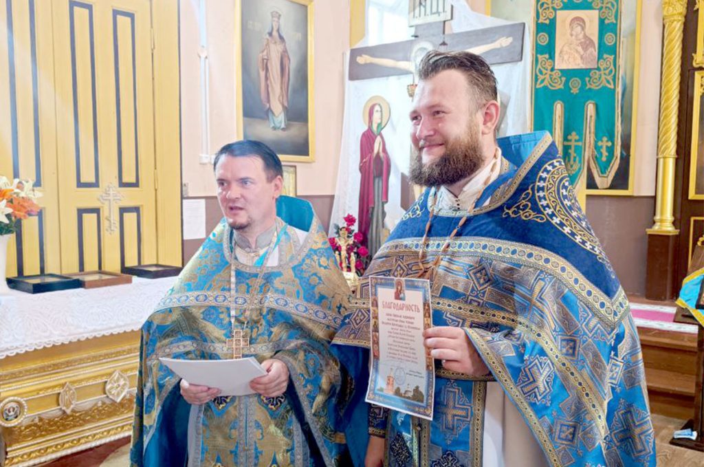 Климовчане приняли участие в престольных торжествах Казанского храма в Прусино