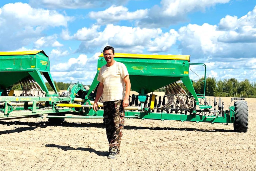 В КСУП «Михалинский» Климовичского района сеют озимый рапс