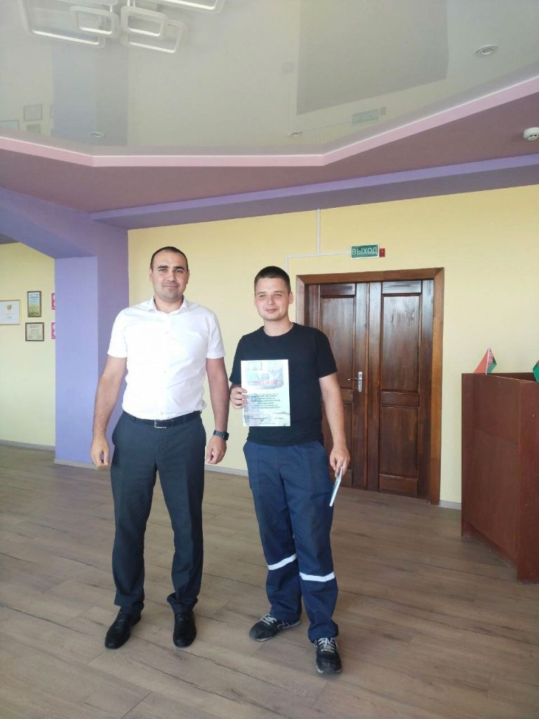 Директор ОАО «Климовичский КХП» Александр Руденя встретился с молодыми специалистами