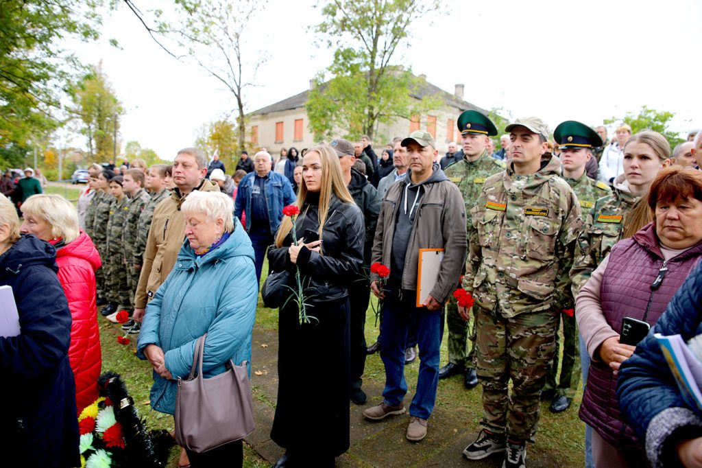 В Климовичском районе перезахоронили останки воинов, погибших в годы Великой Отечественной войны