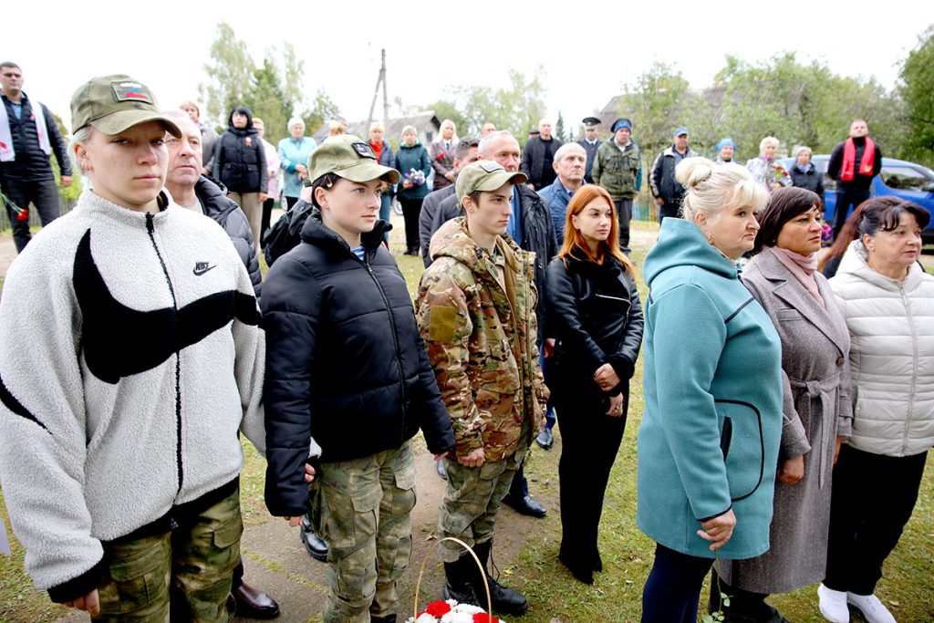В Климовичском районе перезахоронили останки воинов, погибших в годы Великой Отечественной войны