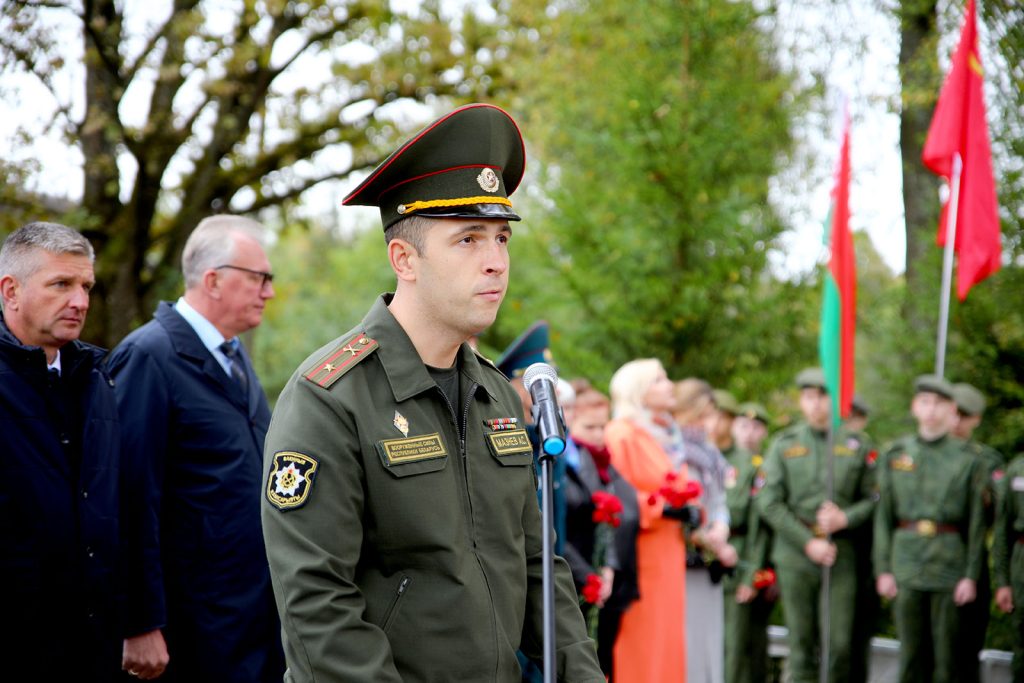 В Климовичском районе перезахоронили останки воинов, погибших в годы Великой Отечественной войны
