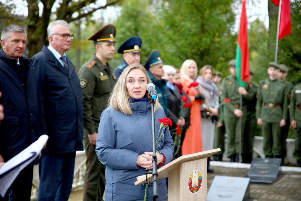 В Климовичском районе перезахоронили останки воинов, погибших в годы Великой Отечественной войны