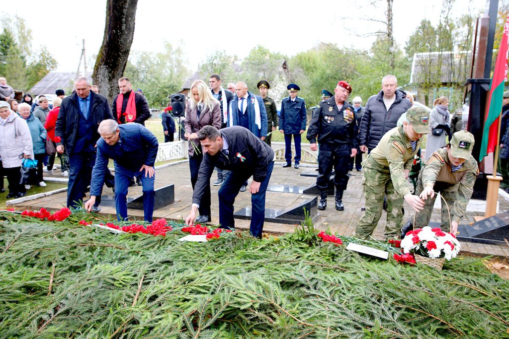 В Климовичском районе перезахоронили останки воинов, погибших в годы Великой Отечественной войны