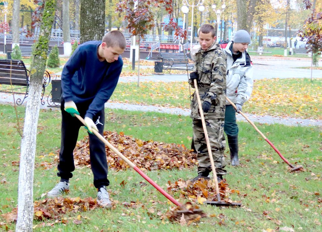 Когда порядок — в приоритете: жители Климовщины наводят чистоту