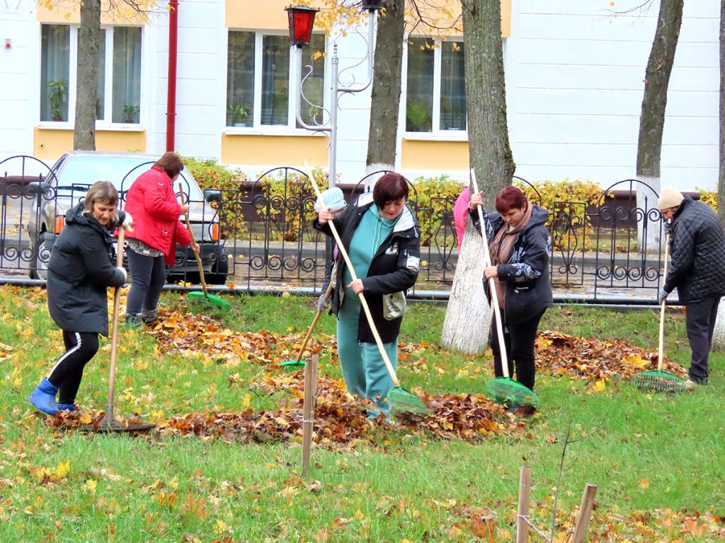 Когда порядок — в приоритете: жители Климовщины наводят чистоту