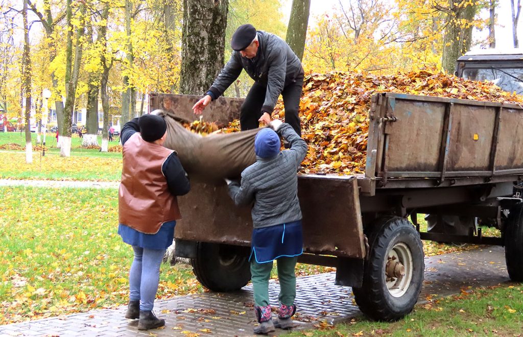 Когда порядок — в приоритете: жители Климовщины наводят чистоту