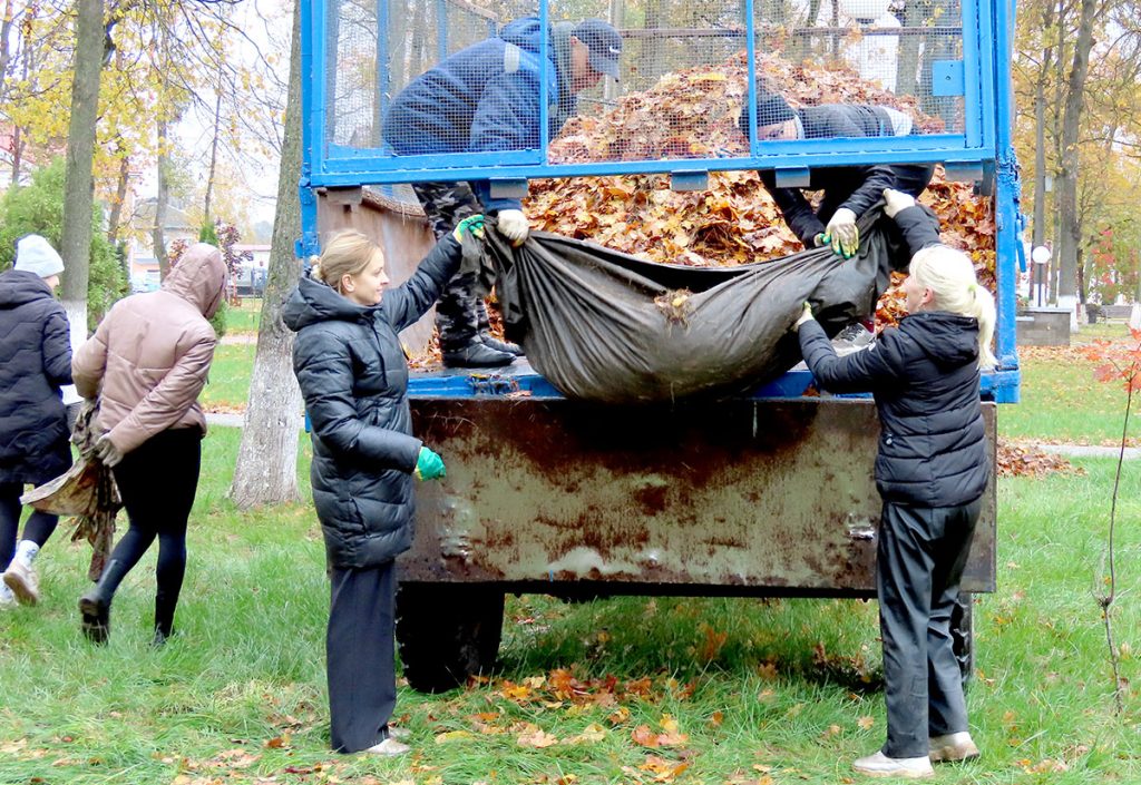 Когда порядок — в приоритете: жители Климовщины наводят чистоту