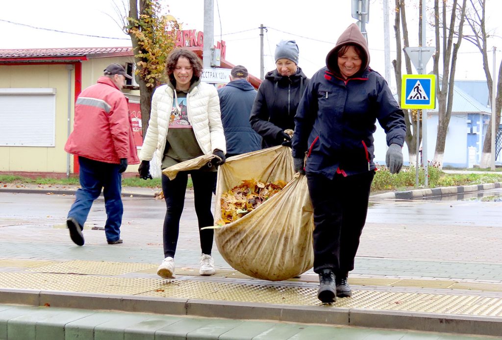 Когда порядок — в приоритете: жители Климовщины наводят чистоту