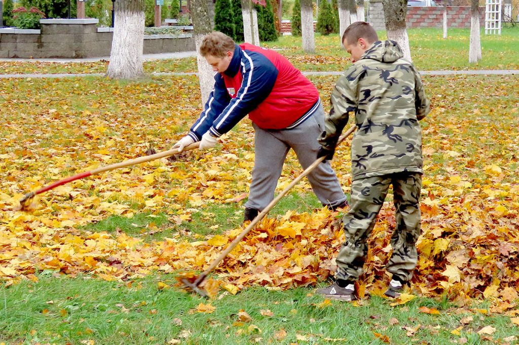 Когда порядок — в приоритете: жители Климовщины наводят чистоту