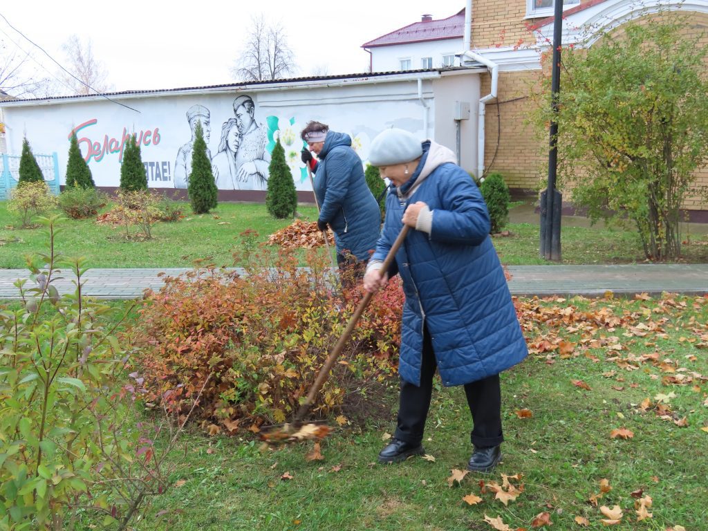 Важен вклад каждого: председатель Климовичского райсовета ветеранов Валентина Цыганкова о республиканском субботнике