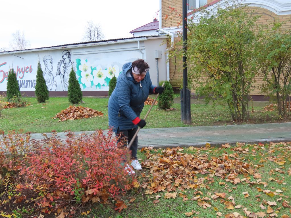 Важен вклад каждого: председатель Климовичского райсовета ветеранов Валентина Цыганкова о республиканском субботнике