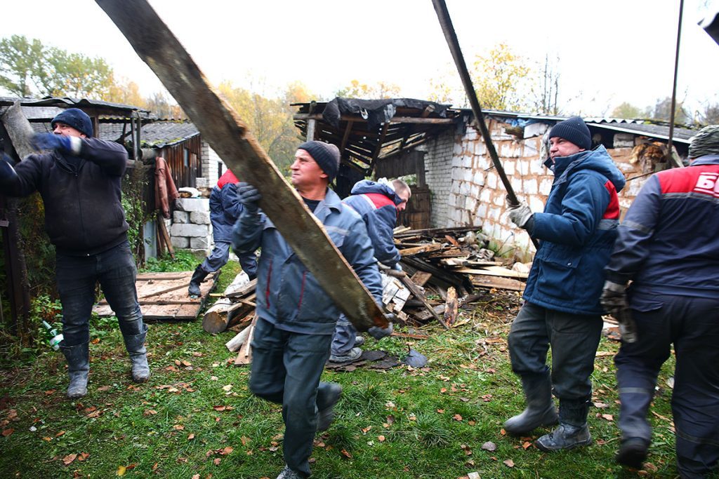 На Климовщине проходит республиканский субботник