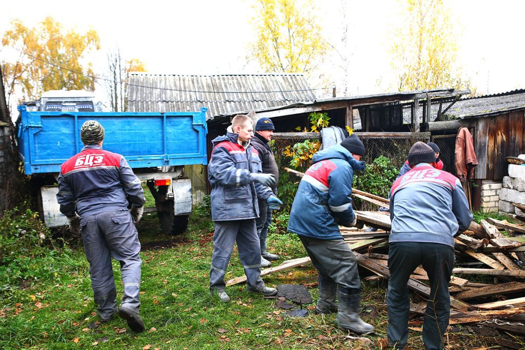 На Климовщине проходит республиканский субботник