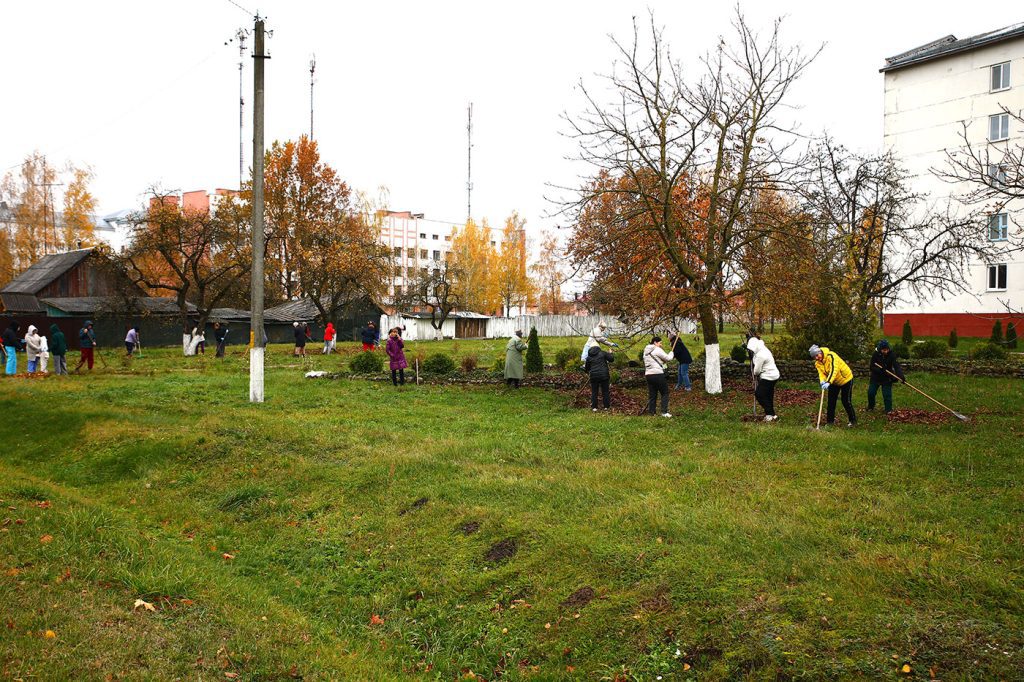 На Климовщине проходит республиканский субботник