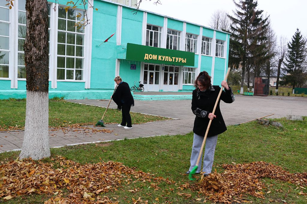 На Климовщине проходит республиканский субботник